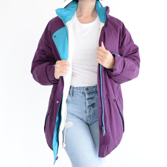 Vintage Far West Purple Made in Canada Jacket Large - Picture 4 of 15